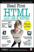 Okładka książki Head First HTML with CSS & XHTML. Edycja polska (Rusz głową!)