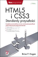 Okładka książki HTML5 i CSS3. Standardy przyszłości