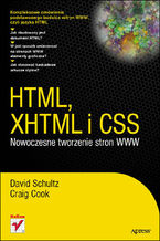 Okładka książki HTML, XHTML i CSS. Nowoczesne tworzenie stron WWW