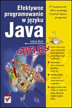 Okładka - Efektywne programowanie w języku Java - Joshua Bloch
