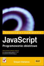 Okładka - JavaScript. Programowanie obiektowe - Stoyan Stefanov