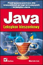 Okładka - Java. Leksykon kieszonkowy - Marcin Lis