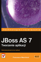 Okładka - JBoss AS 7. Tworzenie aplikacji - Francesco Marchioni
