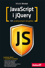 Okładka książki Javascript i jQuery. 131 praktycznych skryptów