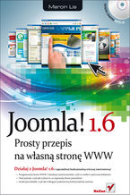 Okładka - Joomla! 1.6. Prosty przepis na własną stronę WWW - Marcin Lis