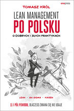 Okadka ksiki Lean management po polsku. O dobrych i zych praktykach