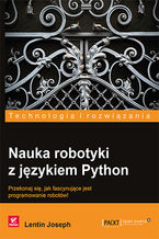 Okładka - Nauka robotyki z językiem Python - Lentin Joseph