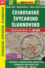 Okładka - Českosaské Švýcarsko, Šluknovsko, 1:40 000 - 