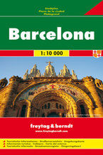 Barcelona. Mapa Freytag & Berndt / 1:10 000