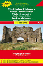 Okładka - Turcja - Riwiera. Antalya-Kemer-Fethiye. Mapa samochodowa - Praca zbiorowa