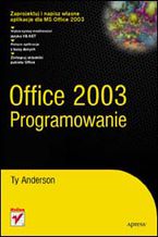 Okładka książki Office 2003. Programowanie