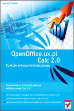 Okładka - OpenOffice.ux.pl Calc 2.0. Funkcje arkusza kalkulacyjnego - Maciej Groszek