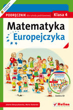 Okładka książki Matematyka Europejczyka. Podręcznik dla szkoły podstawowej. Klasa 4