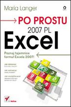 Okładka - Po prostu Excel 2007 PL - Maria Langer