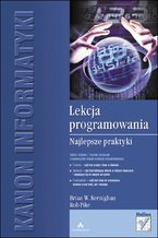 Okładka książki Lekcja programowania. Najlepsze praktyki