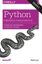 Okładka - Python. Leksykon kieszonkowy. Wydanie V - Mark Lutz