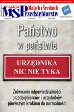Okładka - Gazeta MSP sierpień 2020 - Tomasz Peplak