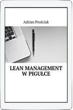 Okładka - LEAN Management w pigułce - Adrian Prościak