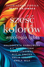 Okładka - Sześć kolorów. Antologia LGBT - Małgorzata Garkowska, K.C.Hiddenstorm, Kinga Litkowiec, Alicja Sinicka, Emilia Szelest, Aniela Wilk