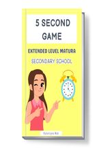 5 Second game. Extended level matura exam. Secondary school