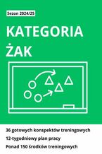 Okładka - Konspekty treningowe żak F1/F2. 36 gotowych treningów - Trening Dzieci 2.0.