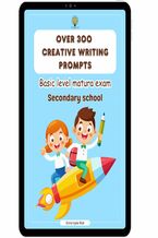 Okładka - Over 300 creative writing prompts. Basic level matura exam. Secondary school - Katarzyna Rak