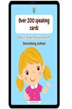 Okładka - Over 200 speaking cards. Basic level matura exam. Secondary school - Katarzyna Rak