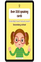 Okładka - Over 200 speaking cards. Extended level matura exam. Secondary school - Katarzyna Rak