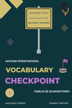 Okładka - Vocabulary Checkpoint - Joanna Tomczuk