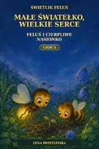 Okładka - Świetlik Feluś. Małe światełko, wielkie serce. Feluś i cierpliwe nasionko. Część 6 - Lena Świetlińska