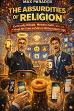 Okładka - The Absurdities of Religion - Everyday Rituals, Modern Faith, and the Things We Treat as Sacred Without Noticing - Max Paradox