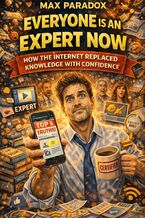 Okładka - Everyone Is an Expert Now - How the Internet Replaced Knowledge with Confidence - Max Paradox