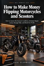 Okładka - How to Make Money Flipping Motorcycles and Scooters - How to Assess Mechanical Condition, Estimate Repair Costs, Manage Risk, and Resell for Profit - Jack Flipwell