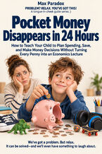 Okładka - Pocket Money Disappears in 24 Hours — How to Teach Your Child to Plan Spending, Save, and Make Money Decisions Without Turning Every Penny into an Economics Lecture - Max Paradox