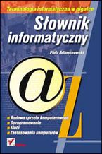 Okadka ksiki Sownik informatyczny