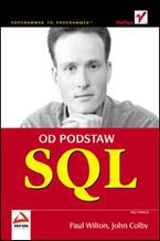 Okładka książki SQL. Od podstaw