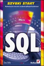 Okładka - SQL. Szybki start - Chris Fehily