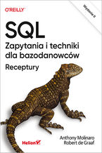 Okładka - SQL. Zapytania i techniki dla bazodanowców. Receptury. Wydanie II - Anthony Molinaro, Robert de Graaf