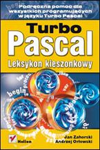 Okładka - Turbo Pascal. Leksykon kieszonkowy - Jan Zahorski, Andrzej Orłowski