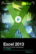 Okładka - Excel 2013. Kurs video. Sztuczki i gotowe rozwiązania - Daniel Brzózka