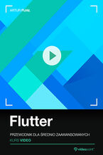 Okładka kursu Flutter. Kurs video. Przewodnik dla średnio zaawansowanych