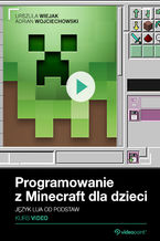 Okładka kursu Programowanie z Minecraft dla dzieci. Kurs video. Język Lua od podstaw