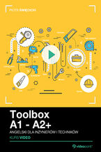 Okładka - Toolbox A1 - A2+. Kurs video. Angielski dla inżynierów i techników - Piotr Święcicki
