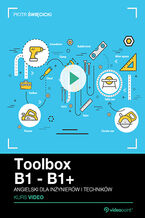 Okładka - Toolbox B1 - B1+. Kurs video. Kurs video. Angielski dla inżynierów i techników - Piotr Święcicki