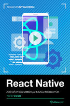 Okładka kursu React Native. Kurs video. Zostań programistą aplikacji mobilnych