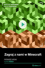 Okładka książki Zagraj z nami w Minecraft. Kurs video. Pierwsze kroki