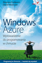 Okładka książki Windows Azure. Wprowadzenie do programowania w chmurze