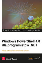 Okładka książki Windows PowerShell 4.0 dla programistów .NET