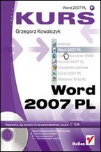 Okładka - Word 2007 PL. Kurs - Grzegorz Kowalczyk