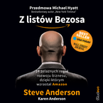 Okładka - Z listów Bezosa. 14 żelaznych reguł rozwoju biznesu, dzięki którym wzrastał Amazon - Steve Anderson, Karen Anderson